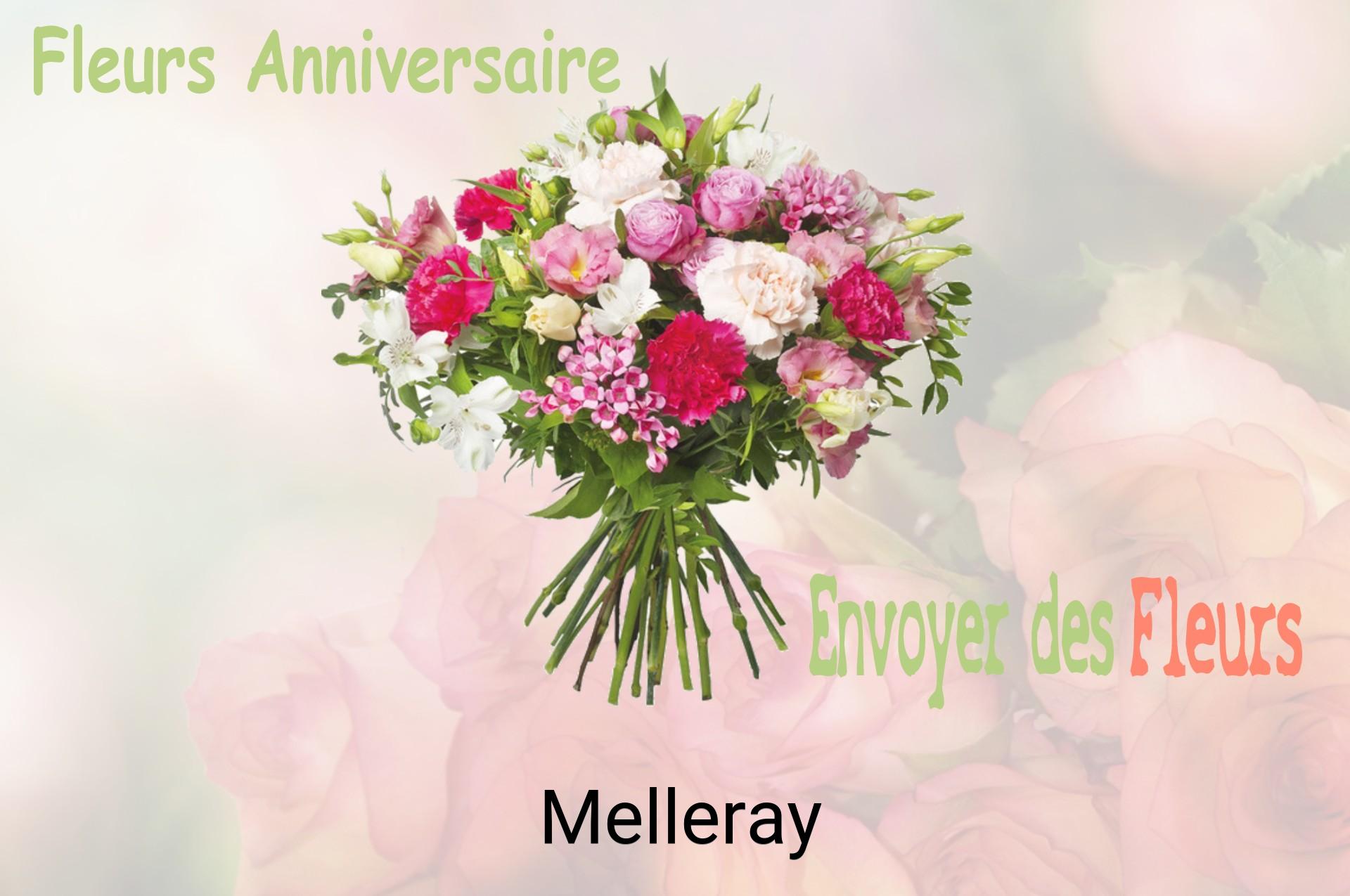 Bouquet de fleurs d’anniversaire livré à Melleray
